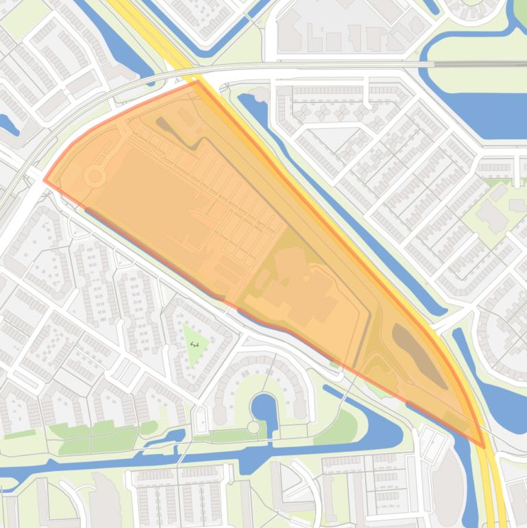 Kaart van de buurt Ziekenhuis.