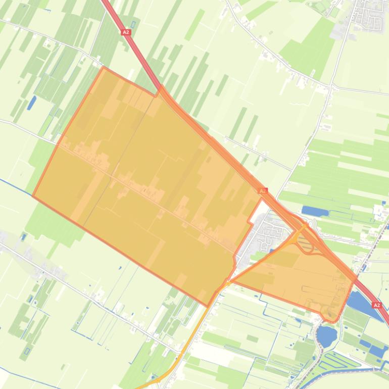 Kaart van de buurt Zijderveld buitengebied.