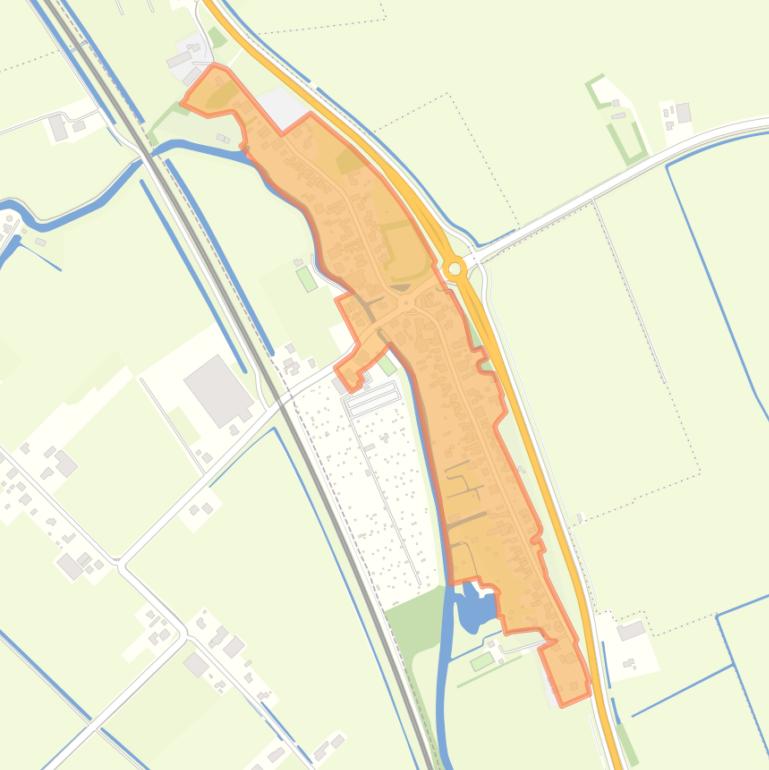 Kaart van de buurt Zijdewind (woonkern).