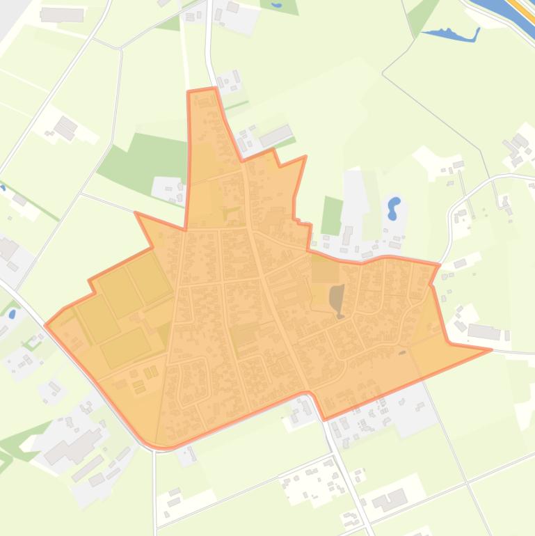 Kaart van de buurt Zijtaart.