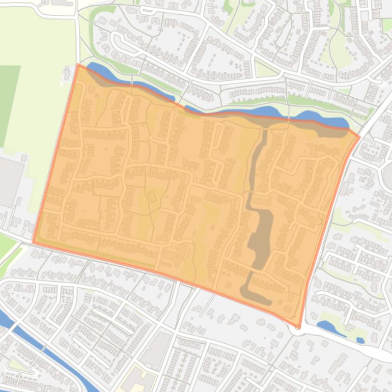 Kaart van de buurt Zilverkamp 4e fase.