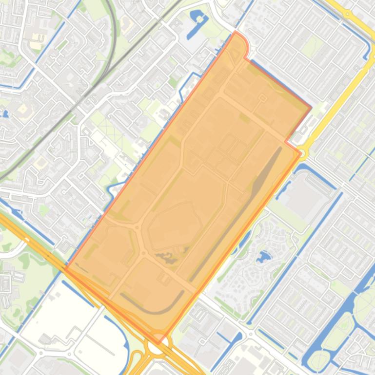 Kaart van de buurt Zoeterhage.