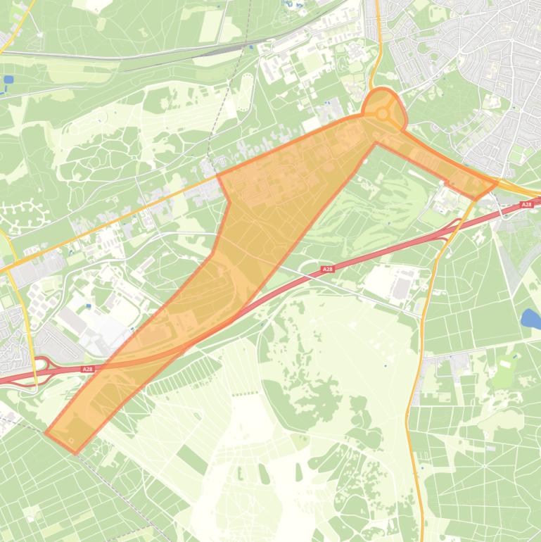 Kaart van de buurt Zon en Schild.