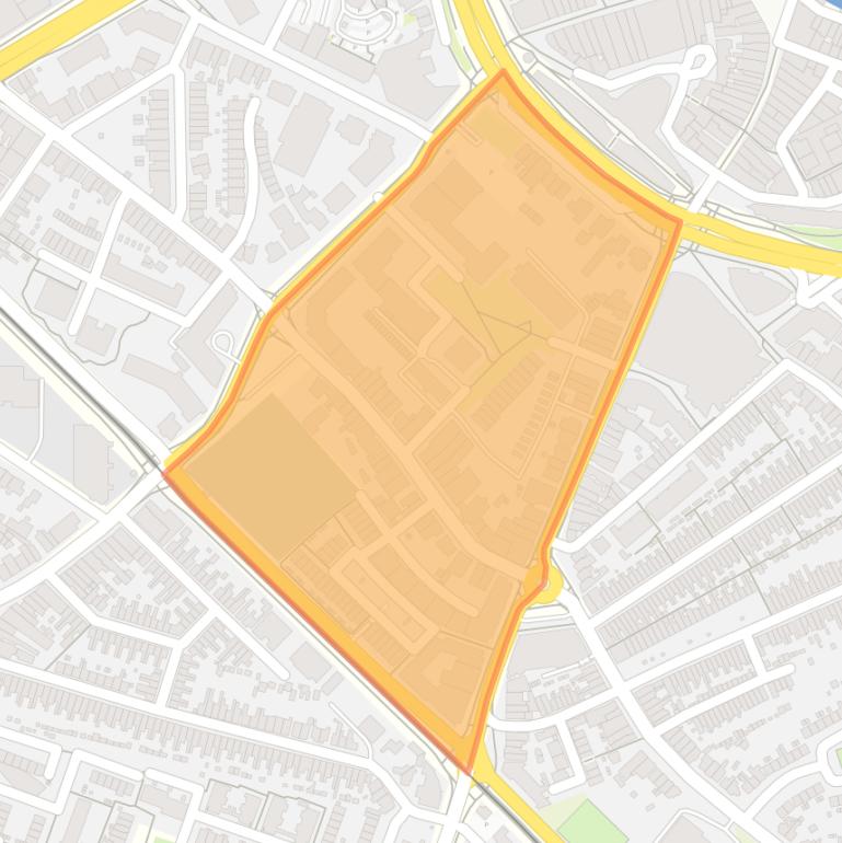 Kaart van de buurt Zonnehof.