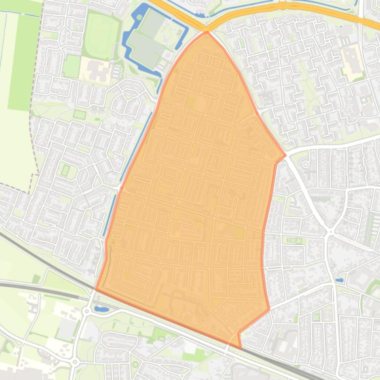 Kaart van de buurt Zonnemaat.