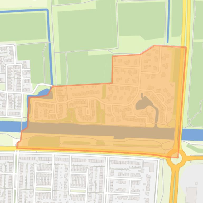 Kaart van de buurt Zoom.