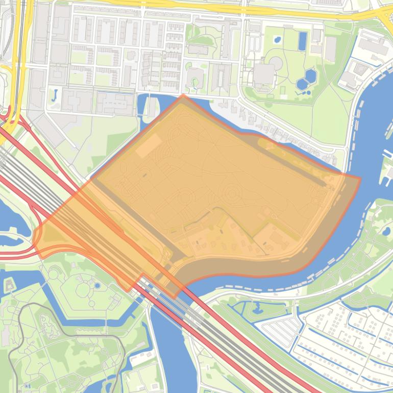 Kaart van de buurt Zorgvlied.