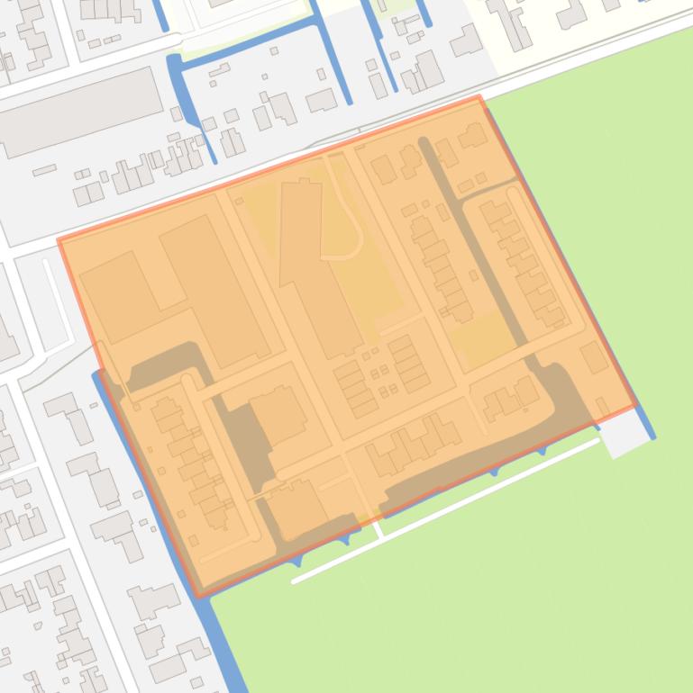 Kaart van de buurt Zouwenveld.