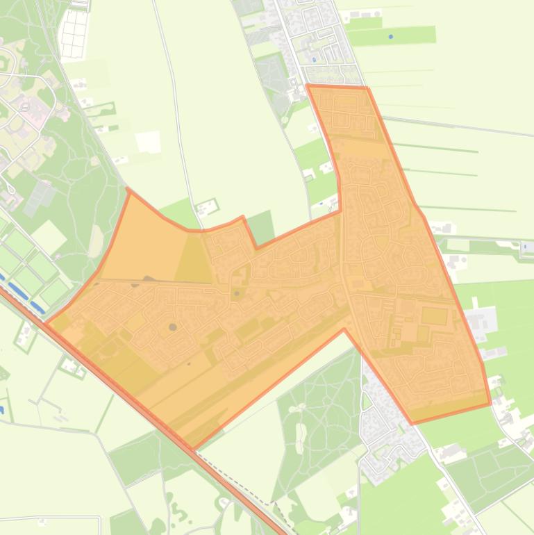 Kaart van de buurt Zuid-Es.