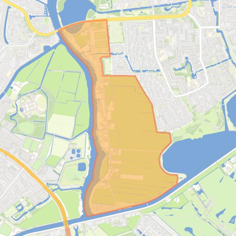 Kaart van de buurt Zuid-Schalkwijkerweg.