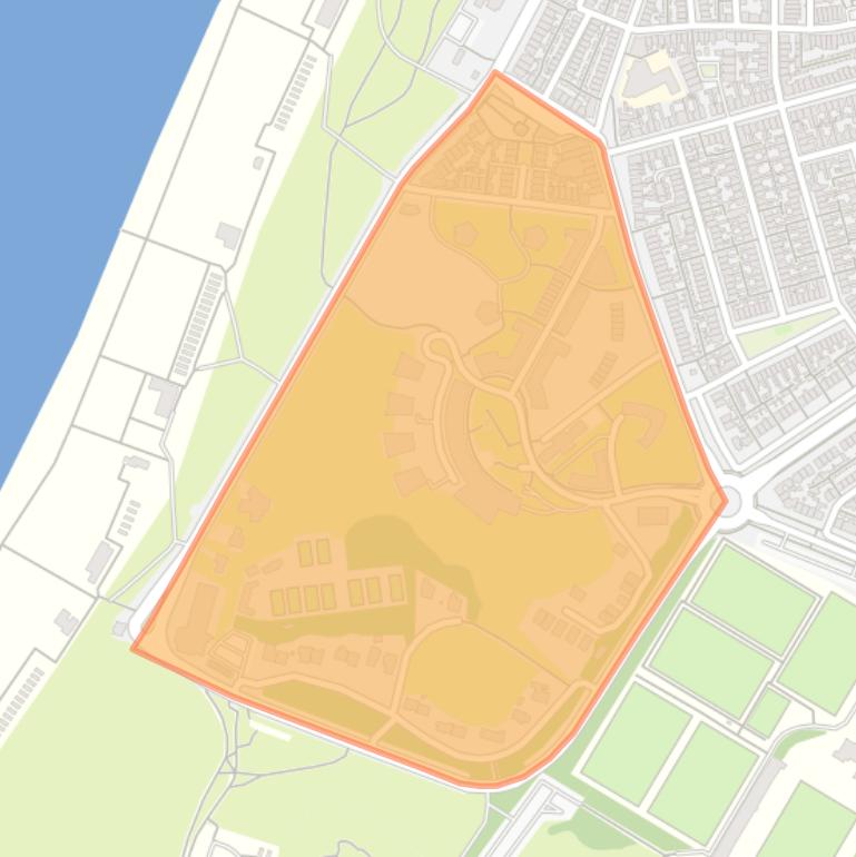 Kaart van de buurt Zuid-West.