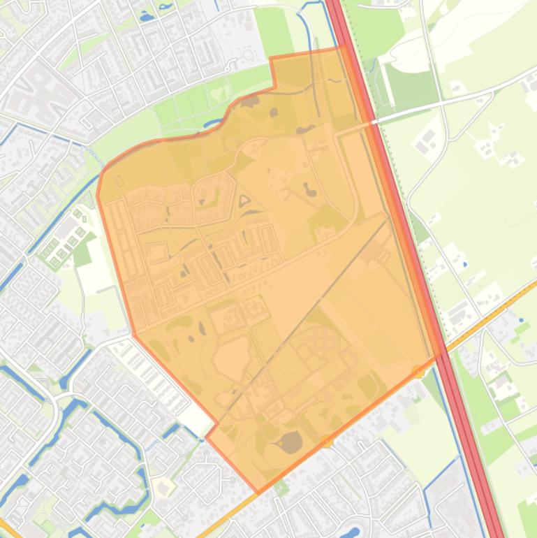 Kaart van de buurt Zuidbroek - De Wellen.