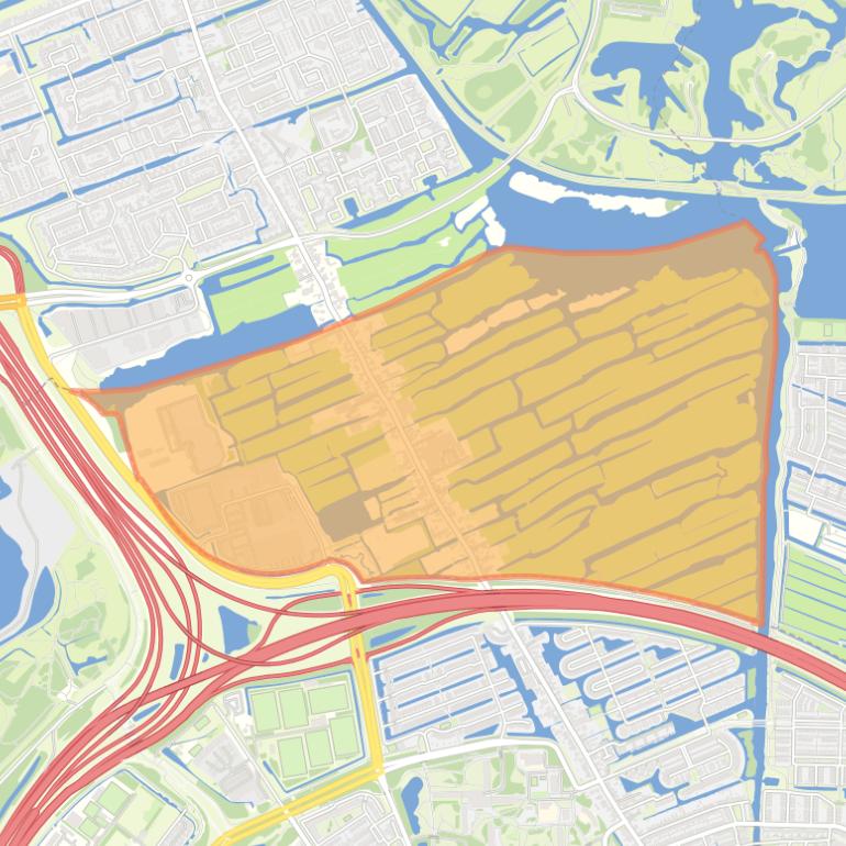 Kaart van de buurt Zuideinde.