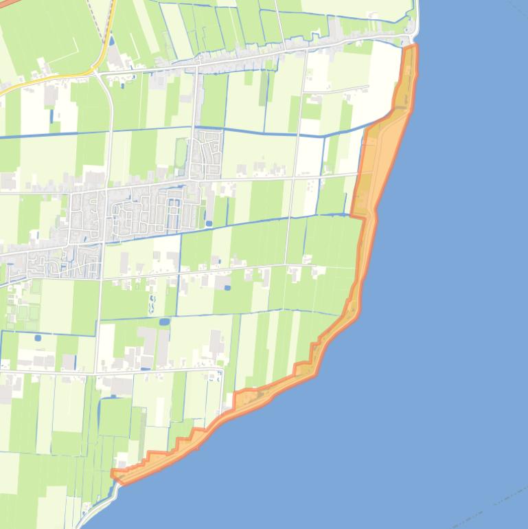 Kaart van de buurt Zuiderdijk.