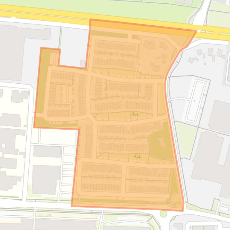 Kaart van de buurt Zuiderpark.