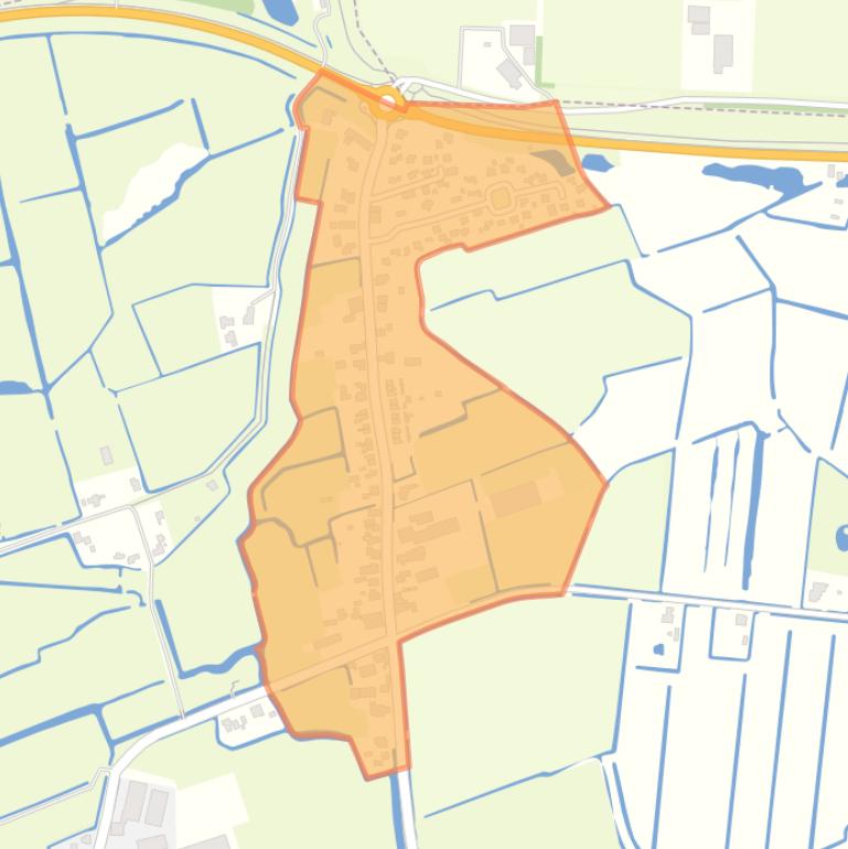 Kaart van de Zuiderzeebuurt.