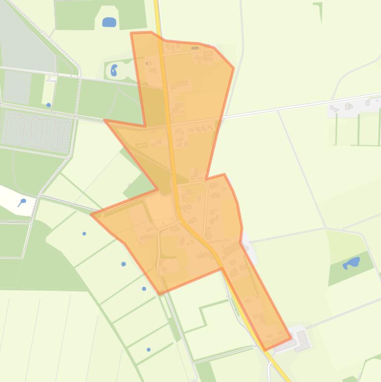 Kaart van de buurt Zuidvelde.