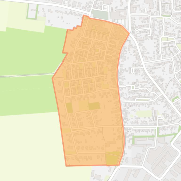 Kaart van de buurt Zuidwest Alphen.