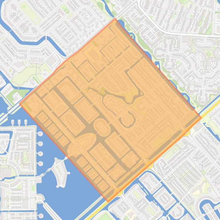 Kaart van de buurt Zuidwijk.