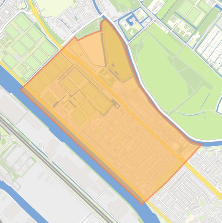 Kaart van de buurt Zuilen-Noord.