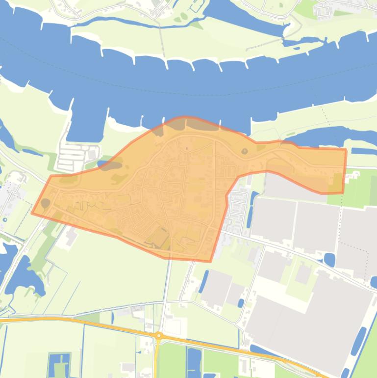 Kaart van de buurt Zuilichem.