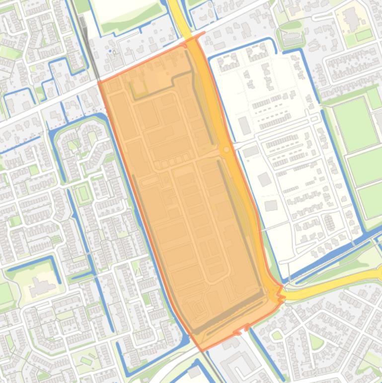 Kaart van de Zwaag - Buurt 30 00.