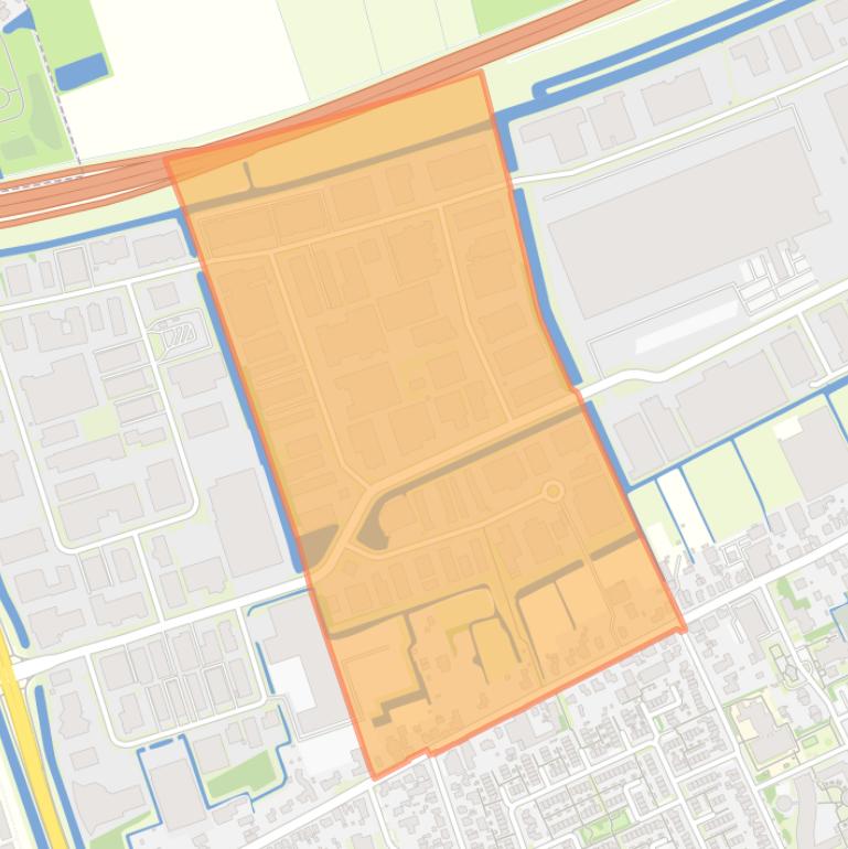 Kaart van de Zwaag - Buurt 30 05.