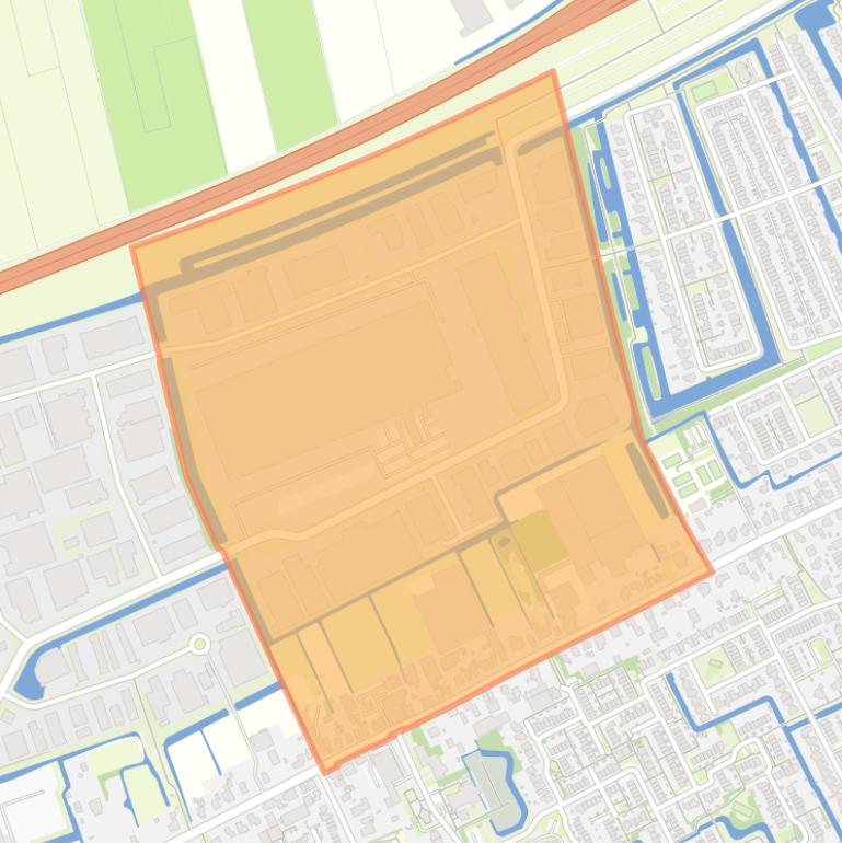 Kaart van de Zwaag - Buurt 30 06.