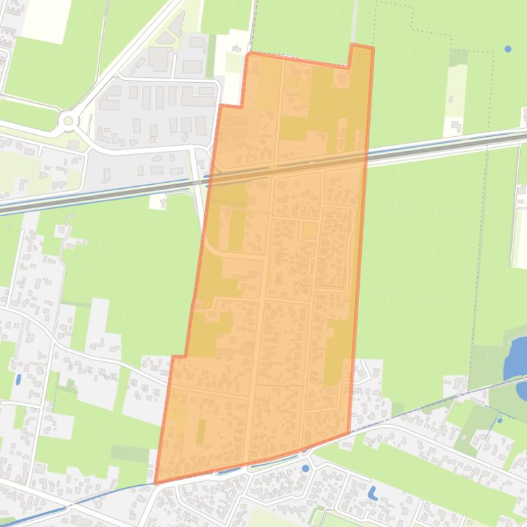 Kaart van de buurt Zwagerbosch.