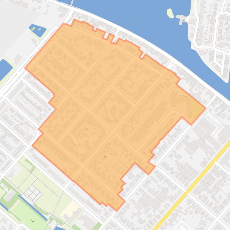 Kaart van de buurt Zwanenburg Noordwest.