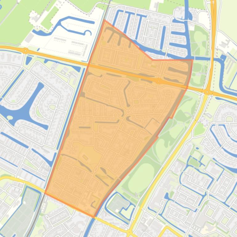 Kaart van de buurt Zwetteplan.