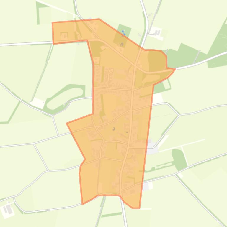 Kaart van de buurt Zwiggelte.