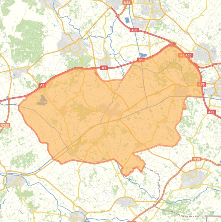 Kaart van postcodegebied 7471KS.