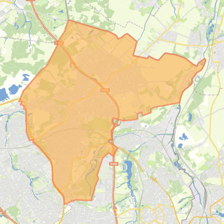 Kaart van de gemeente Landgraaf.