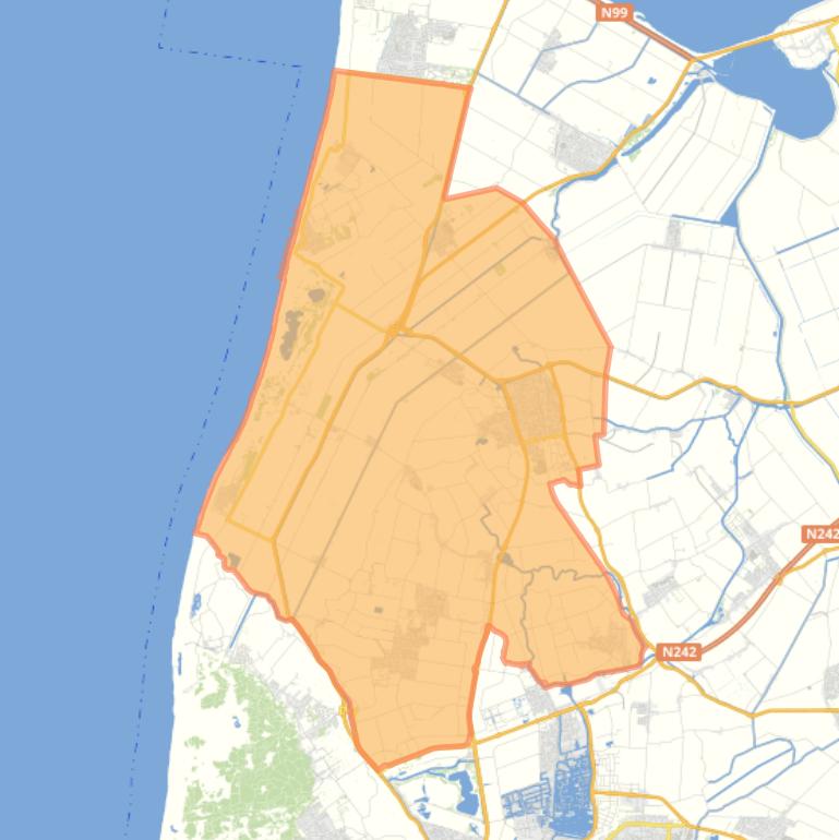 Kaart van postcodegebied 1749ME.