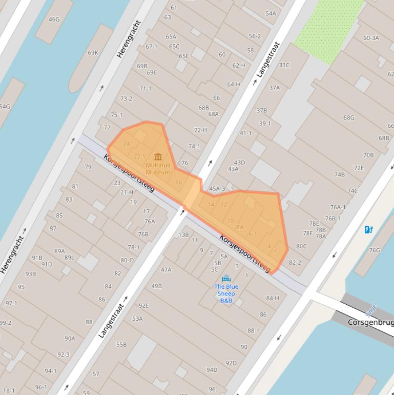 Kaart van postcodegebied 1015AR.