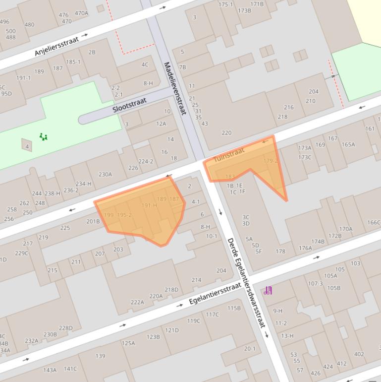 Kaart van postcodegebied 1015PC.