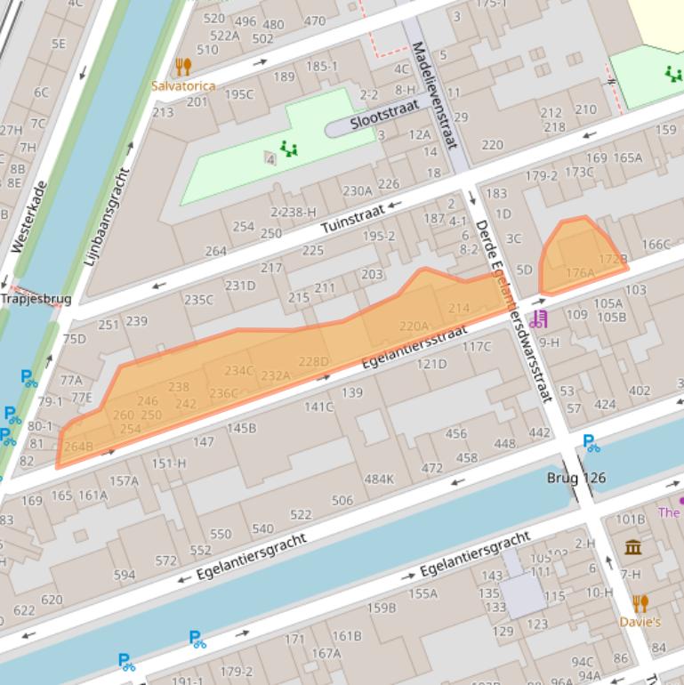 Kaart van postcodegebied 1015PT.