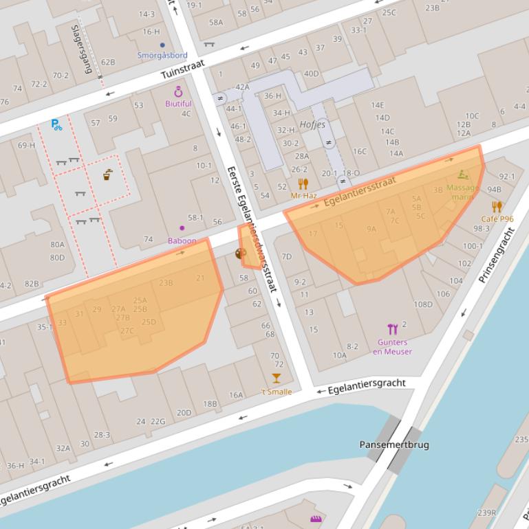 Kaart van postcodegebied 1015PV.