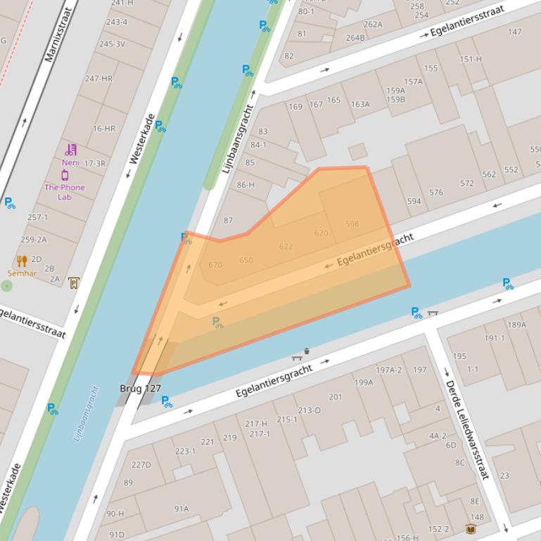 Kaart van postcodegebied 1015RS.