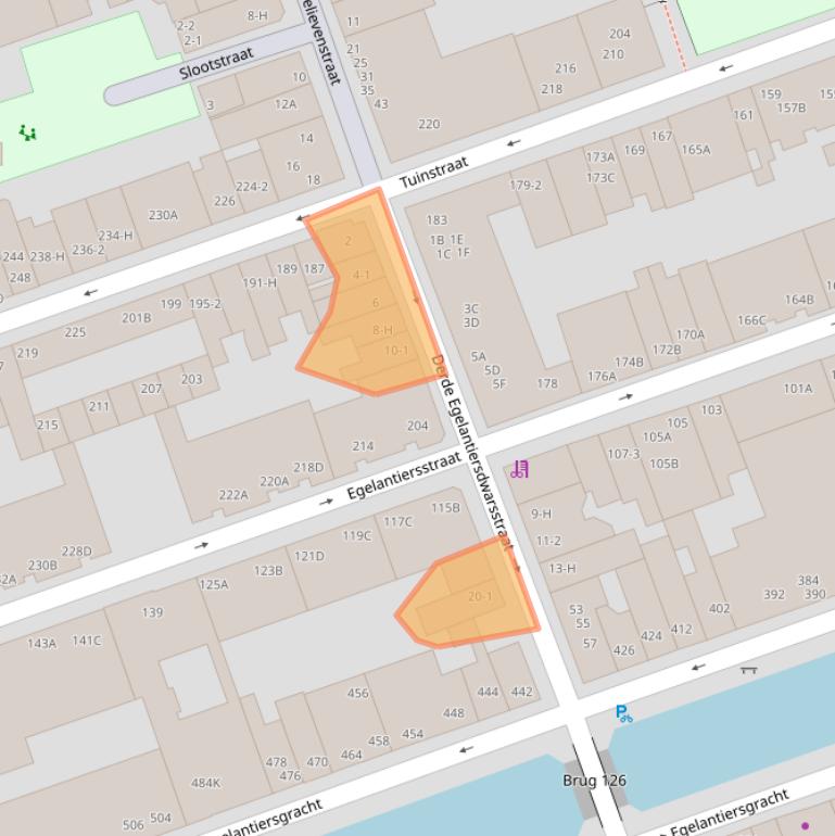 Kaart van postcodegebied 1015SG.