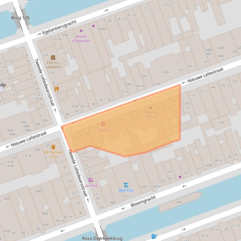 Kaart van postcodegebied 1015SK.