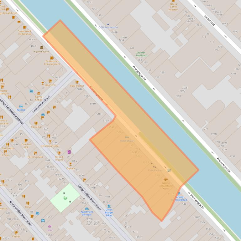 Kaart van postcodegebied 1017KJ.