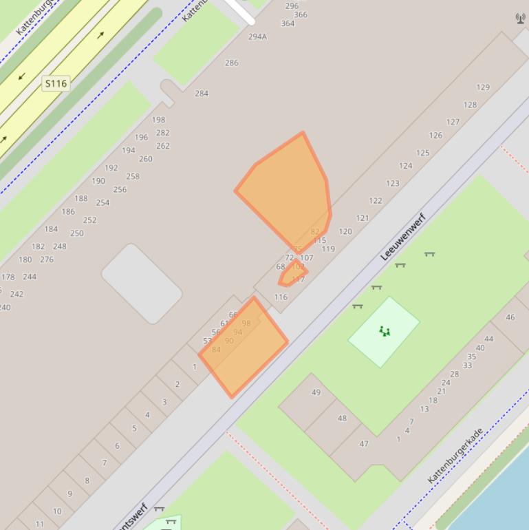 Kaart van postcodegebied 1018KA.