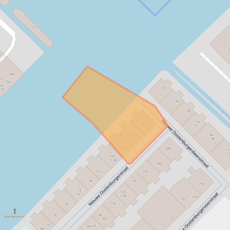 Kaart van postcodegebied 1018ME.