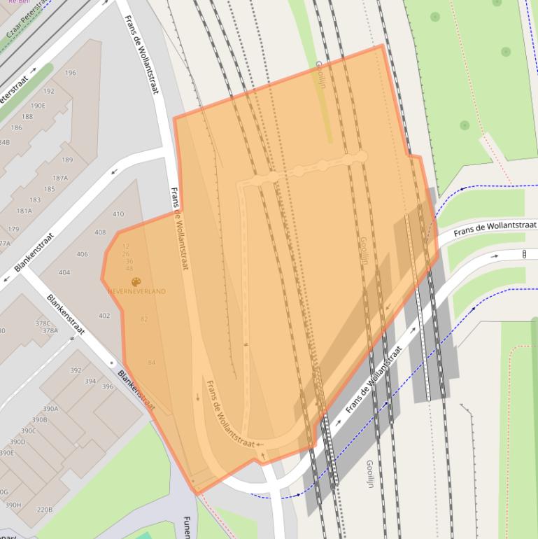 Kaart van postcodegebied 1018SC.