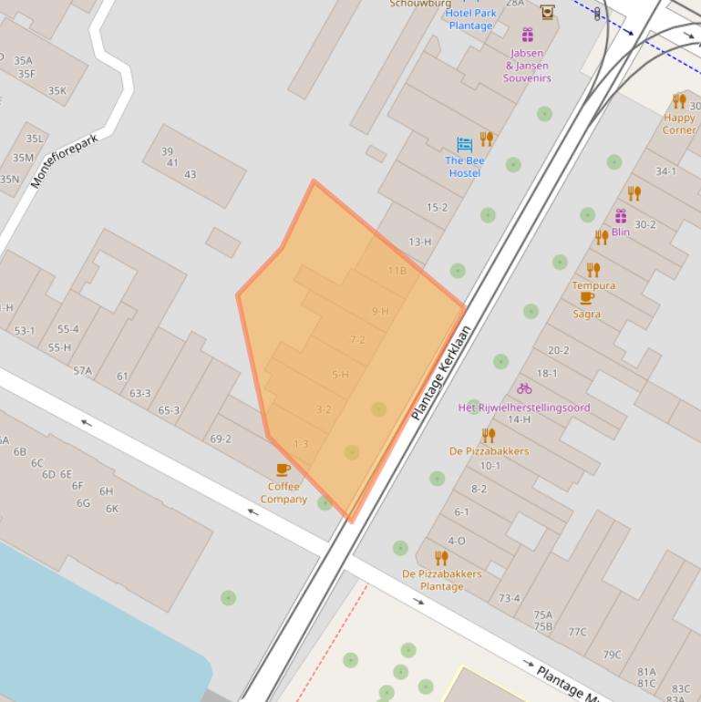 Kaart van postcodegebied 1018SX.