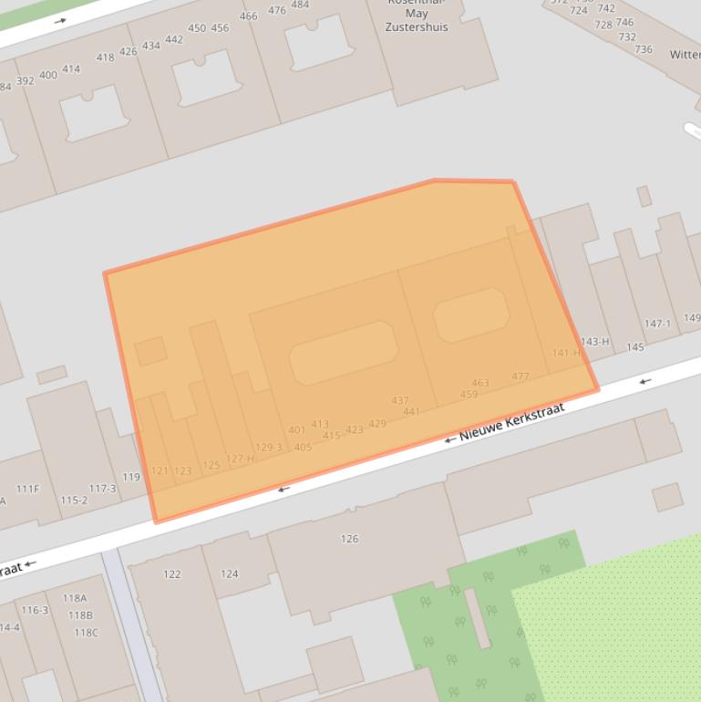 Kaart van postcodegebied 1018VK.