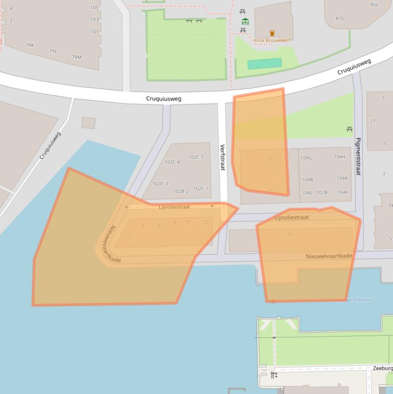 Kaart van postcodegebied 1019AR.