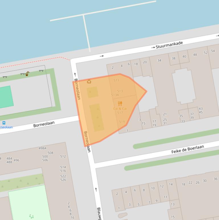 Kaart van postcodegebied 1019KP.